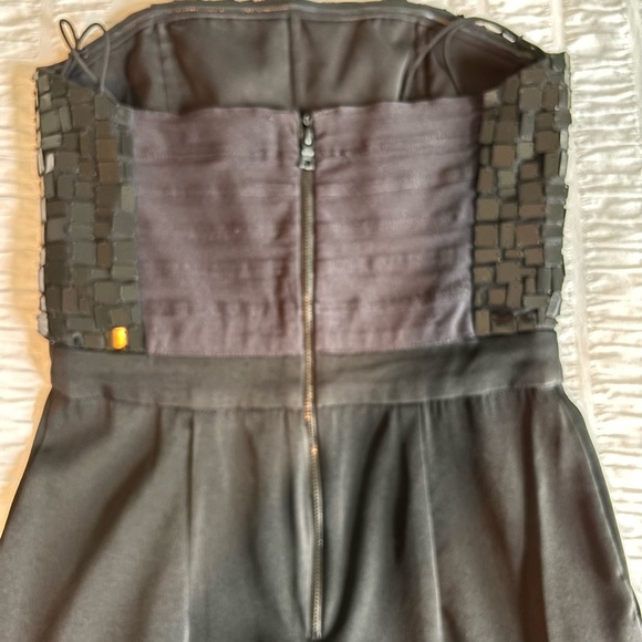 Black Alice + Olivia Sequin Jumpsuit - Picture 10 of 13